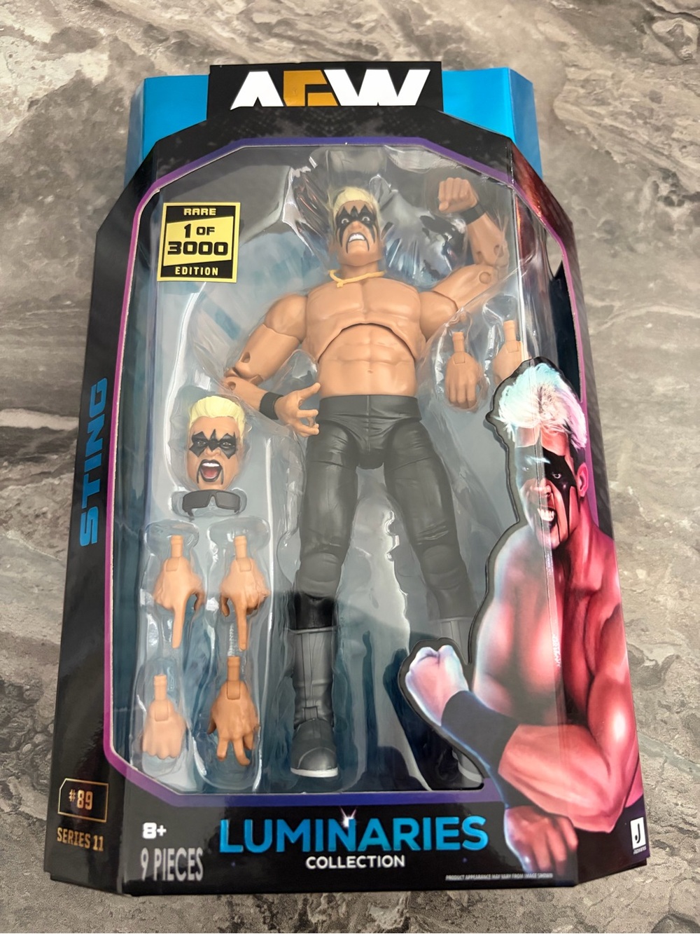 American Eagle Outfitters Sting Action Figure – Black & Blonde